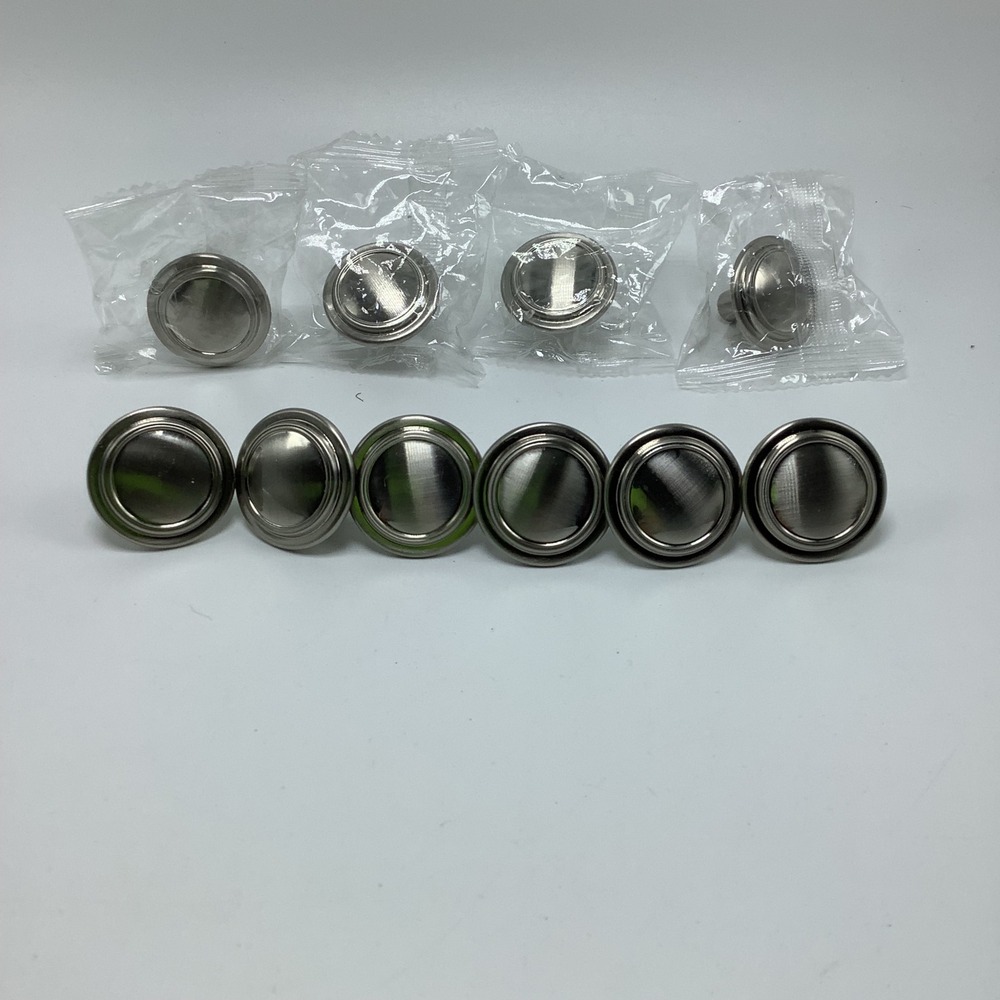 Brushed‎ Nickel Cabinet Knobs Round Drawer Pulls 10 Pack Hardware